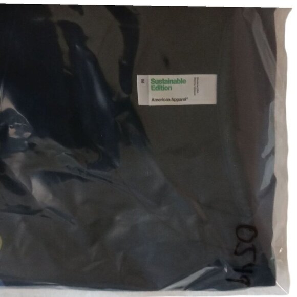 American Apparel   T-Shirt With Multicolor Polka Dot black Medium - Picture 8 of 8